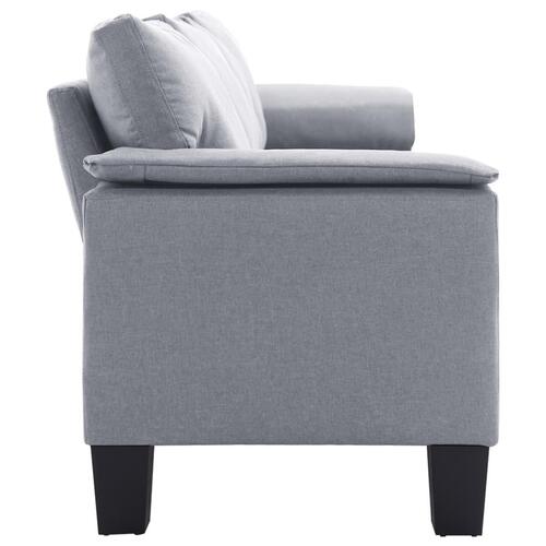 4-personers sofa stof lysegrå
