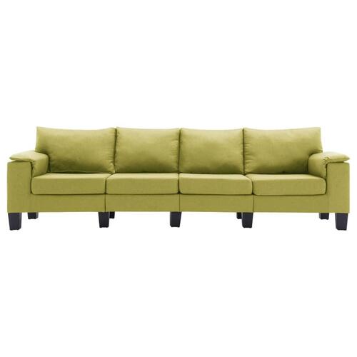 4-personers sofa stof grøn