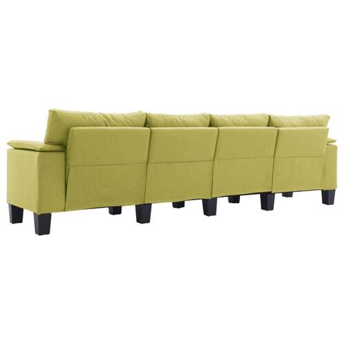 4-personers sofa stof grøn
