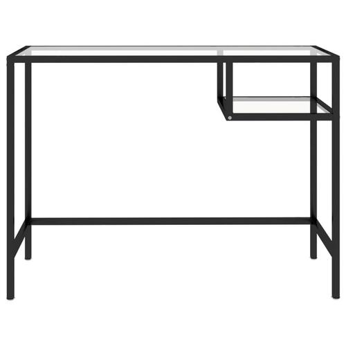 Computerbord 100x36x74 cm glas transparent