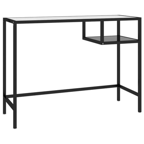 Computerbord 100x36x74 cm glas sort