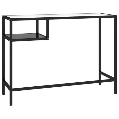 Computerbord 100x36x74 cm glas sort