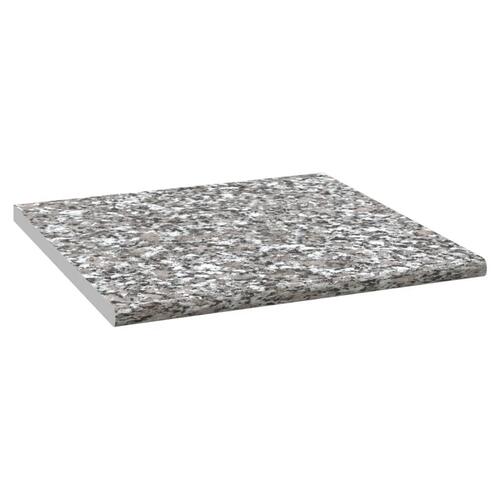 Køkkenbordplade 60x60x2,8 cm spånplade graniteffekt grå