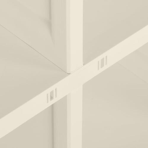 Plastikskab 79x43x85,5 cm trædesign vaniljehvid