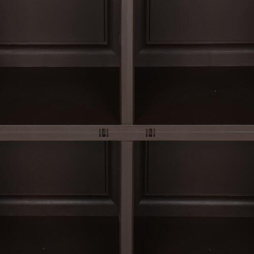 Plastikskab 79x43x85,5 cm trædesign brun