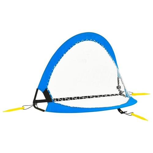 Børnefodboldmål 2 stk. med opbevaringstaske 75,5x46x48 cm
