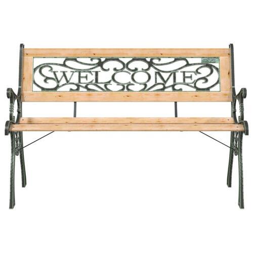 Havebænk 122 cm massivt fyrretræ