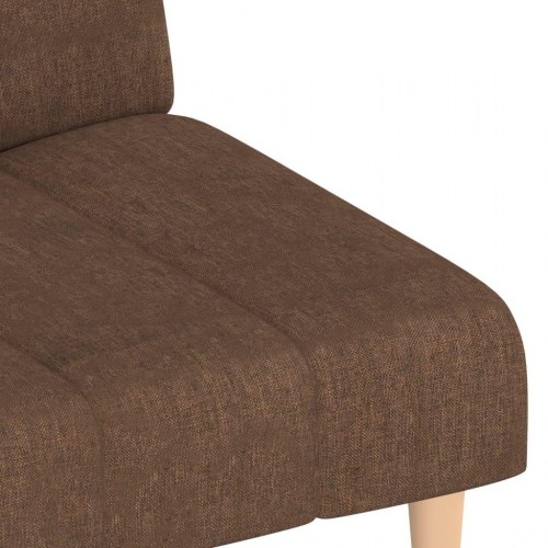 2-personers sovesofa stof brun