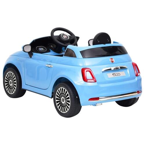 Elektrisk bil til børn Fiat 500 blå