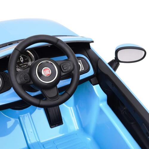 Elektrisk bil til børn Fiat 500 blå