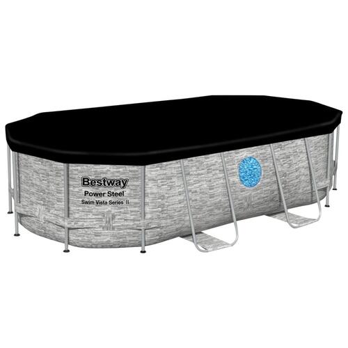 Power Steel swimmingpoolsæt 427x250x100 cm