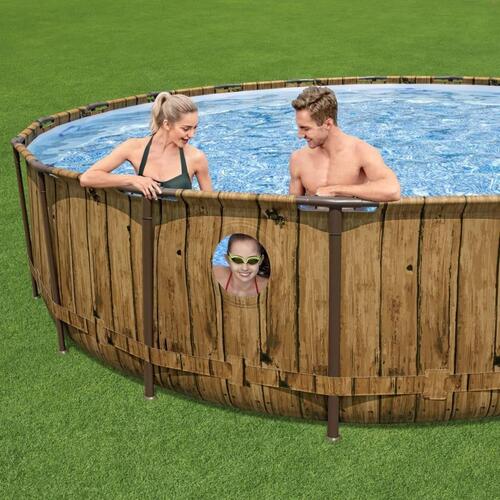 Power Steel swimmingpoolsæt 549x122 cm