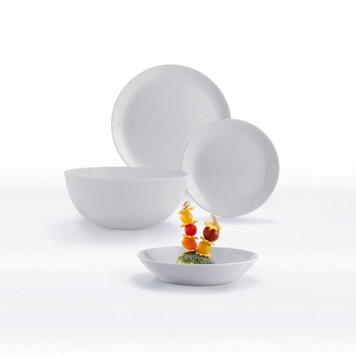 Luminarc salatskål i hærdet glas, grå - 6 dele