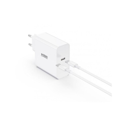 Urban Factory PSC65UF bærbar oplader 65 W - USB-C, 2 m, hvid