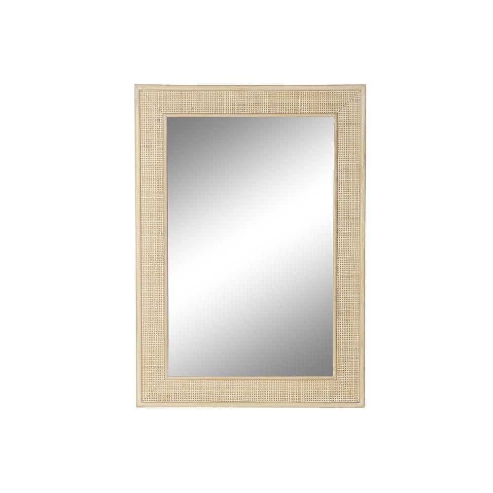 Vægspejl i paulownia - natur/vintage, 70,5 × 100,5 cm