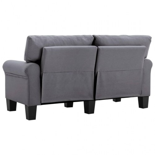 2-personers sofa stof lysegrå