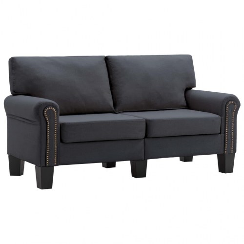 2-personers sofa stof mørkegrå