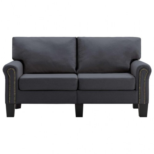 2-personers sofa stof mørkegrå