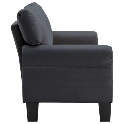 2-personers sofa stof mørkegrå