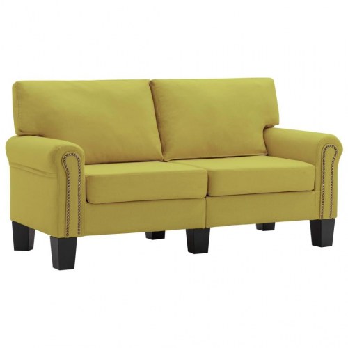 2-personers sofa stof grøn