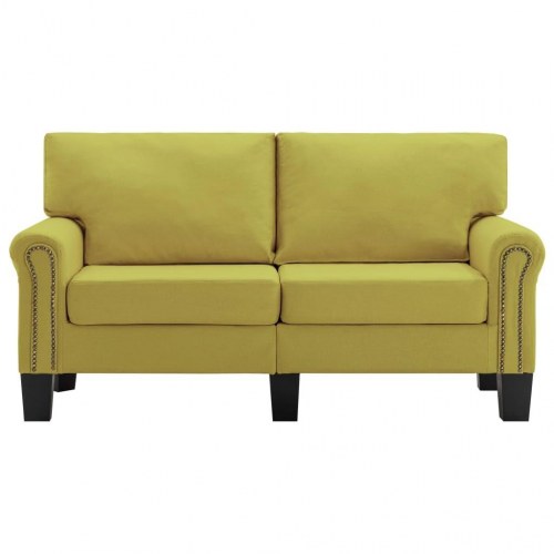 2-personers sofa stof grøn