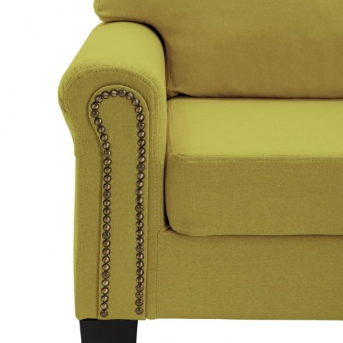 2-personers sofa stof grøn