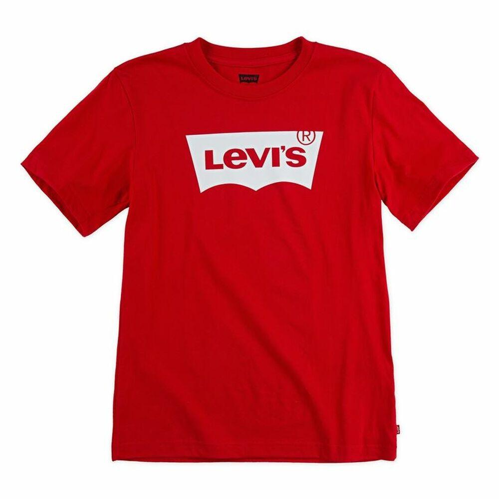 Børne Kortærmet T-shirt Levi's Batwing B Rød 3 år