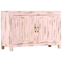 Skænk 110x35x70 cm massivt mangotræ lyserød
