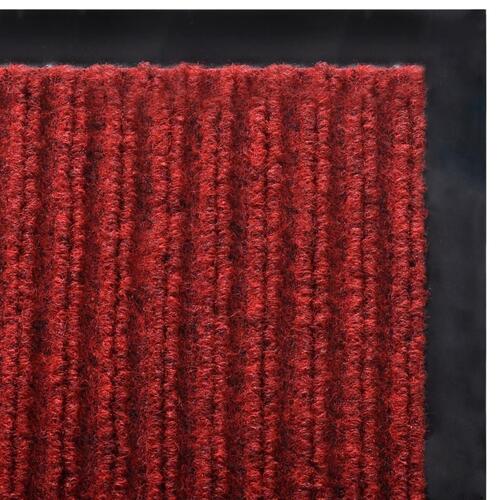 Dørmåtte 117x220 cm PVC rød