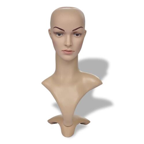 Mannequinhoved kvinde
