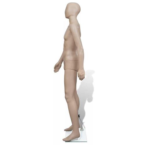 Mannequin mand med rundt hoved