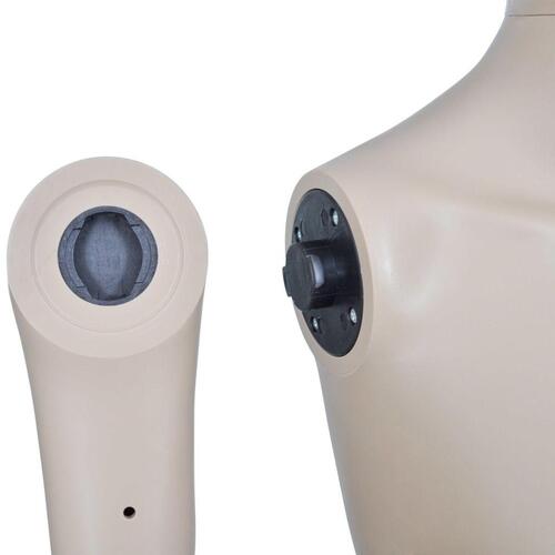Mannequin mand med rundt hoved