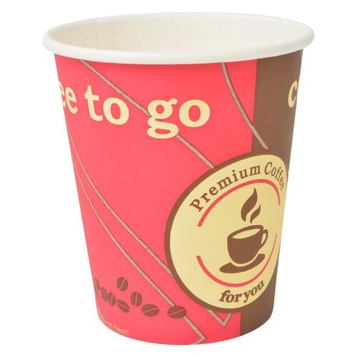 Engangskaffekrus 1000 stk. papir 240 ml (8 oz)