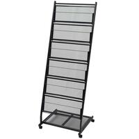 Magasinholder 47,5 x 43 x 133 cm sort A4