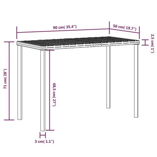Sofasæt med hynder 5 dele L-facon polyrattan grå