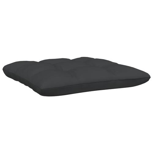 2-personers havesofa med hynder massivt fyrretræ hvid