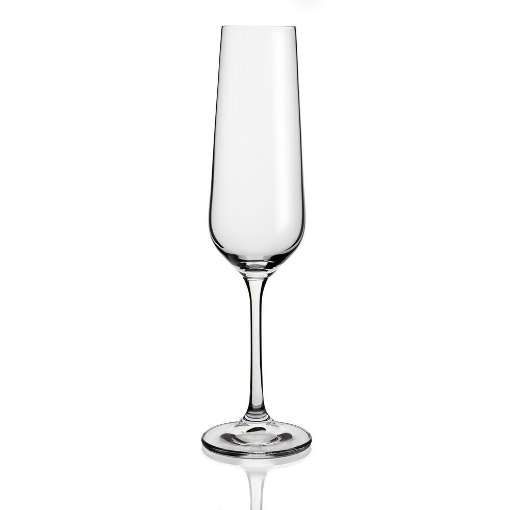 Bohemia Crystal Belia champagneglas, 20 cl - 6 stk., gennemsigtige glas