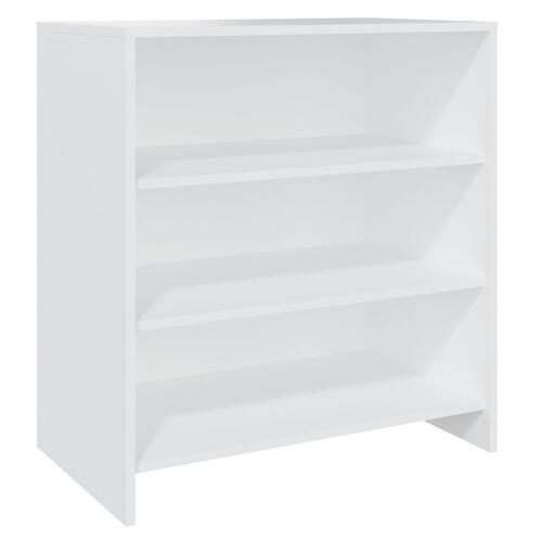 Skænk 70x40,5x75 cm konstrueret træ hvid