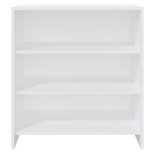 Skænk 70x40,5x75 cm konstrueret træ hvid