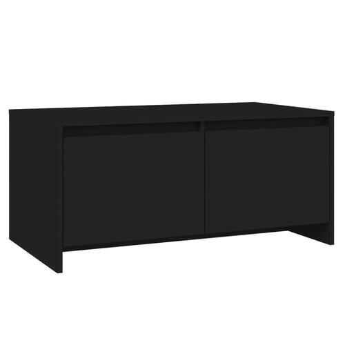 Sofabord 90x50x41,5 cm konstrueret træ sort