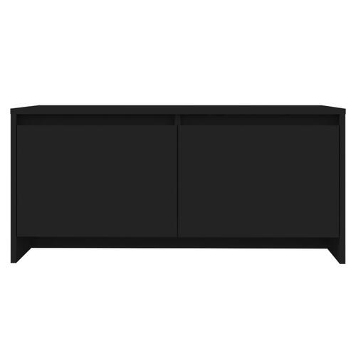 Sofabord 90x50x41,5 cm konstrueret træ sort