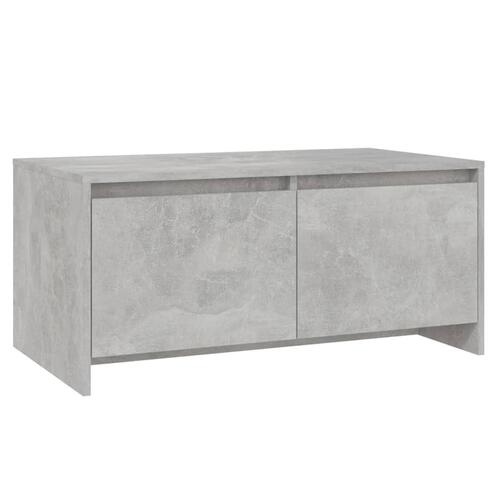 Sofabord 90x50x41,5 cm konstrueret træ betongrå