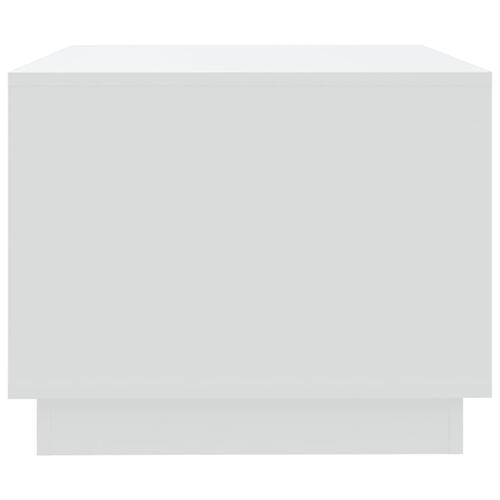 Sofabord 102,5x55x44 cm konstrueret træ hvid