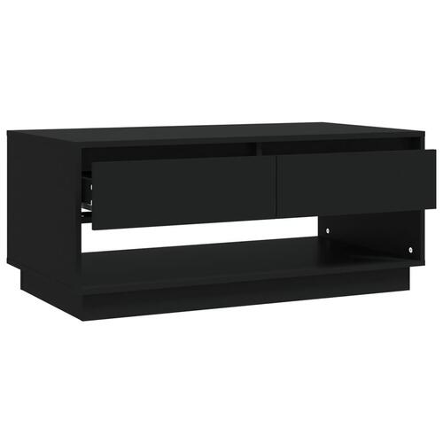 Sofabord 102,5x55x44 cm konstrueret træ sort