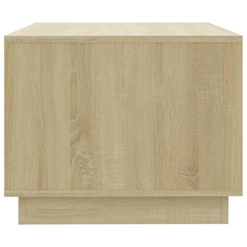 Sofabord 102,5x55x44 cm konstrueret træ sonoma-eg