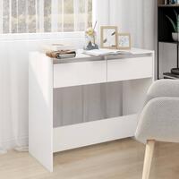 Konsolbord 89x41x76,5 cm stål hvid