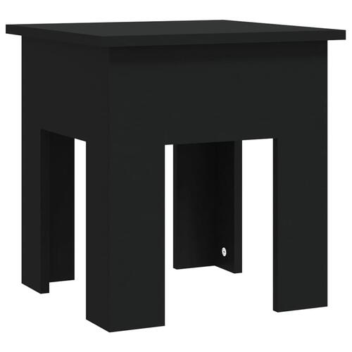 Sofabord 40x40x42 cm spånplade sort