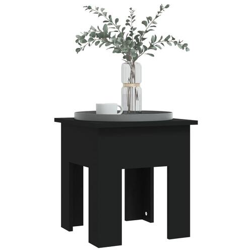Sofabord 40x40x42 cm spånplade sort