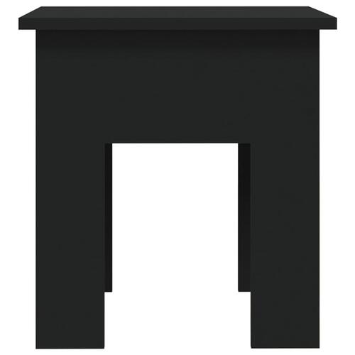 Sofabord 40x40x42 cm spånplade sort