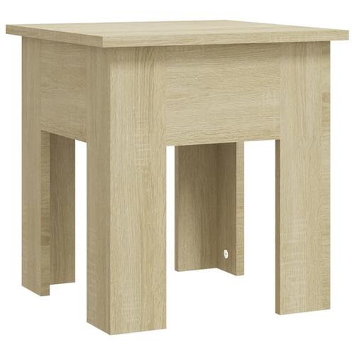 Sofabord 40x40x42 cm spånplade sonoma-eg